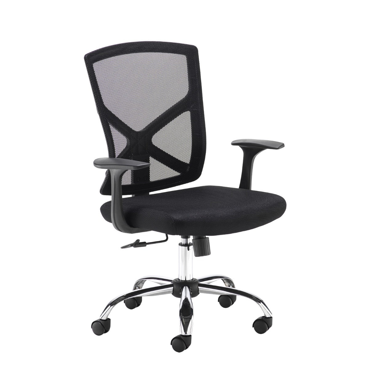 Providers Of Hale Black Mesh and Fabric Seat Operator Office Chair Huddersfield