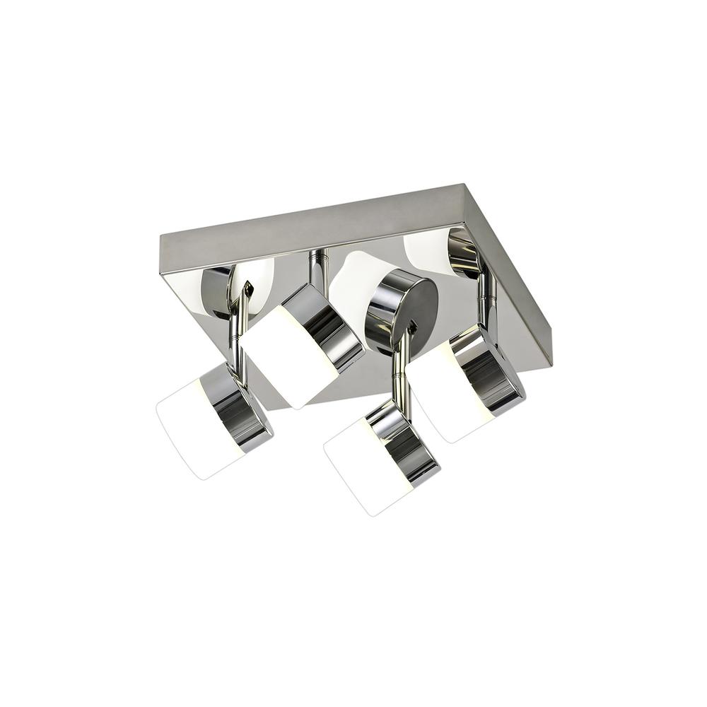 Luxuria Nymph 4 Light Ceiling 4x5W LED 4000K 1700lm IP44 Polished Chrome