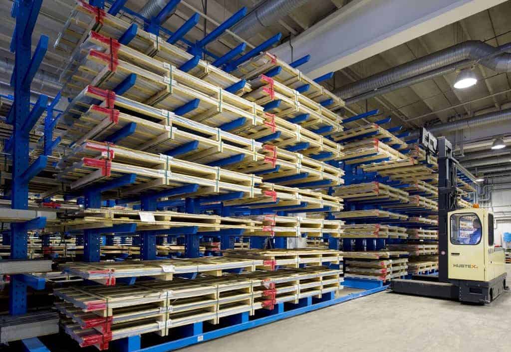 Cantilever Racking For Long Items UK