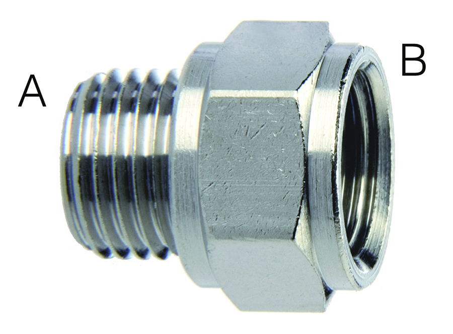CAMOZZI Reducing Connector &#45; BSPP Male &#47; BSPP Male