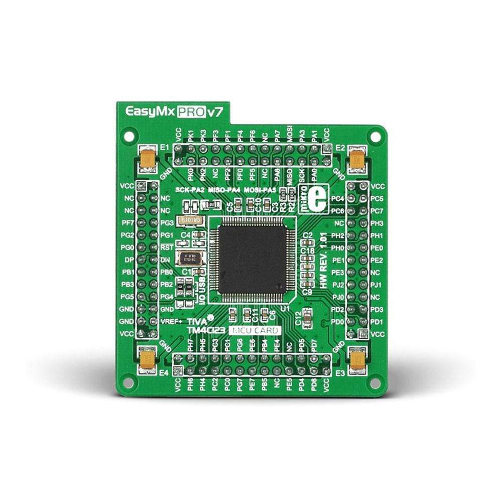 EasyMx PRO v7 for Tiva C Series MCU Card with TM4C123GH6PZL