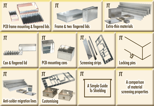 RFI EMI Metal Shielding Solutions For Board-Level Applications