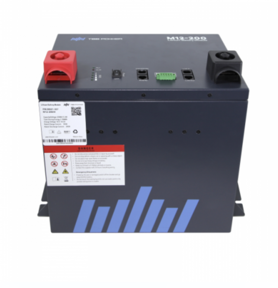 200Ah 12V TBB Power Lithium Iron Phosphate Battery With Heating & 300A Bms For Leisure, Solar, Wind And Off-Grid Applications