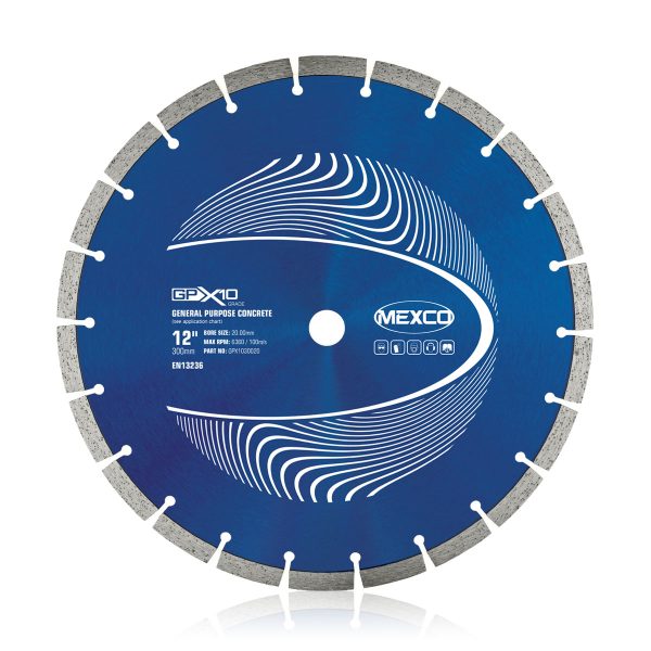 Providers Of Mexco GPX10 Diamond Blade General Purpose 105&#45;350mm