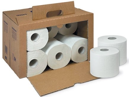 Bulky Soft Toilet Rolls 500 Sheets For The Workplace