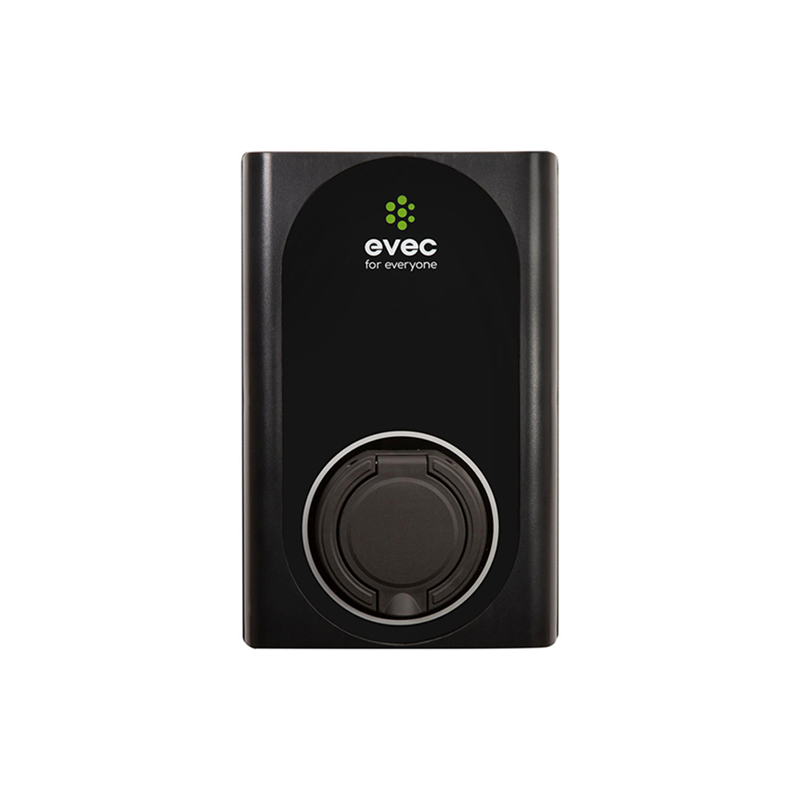 Evec 22kW Triple Phase Untethered Type 1 & Type 2 EV Charger Black