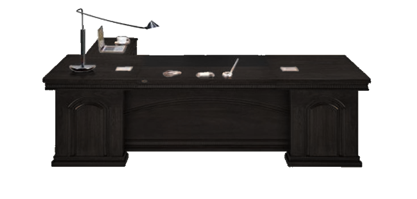 Specialising In Traditional Large Executive Office Desk with Pedestal and Return - 2000mm / 2200mm / 2400mm / 2600mm - U6C201 UK