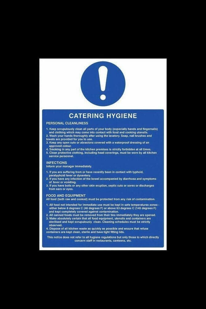 Catering hygiene