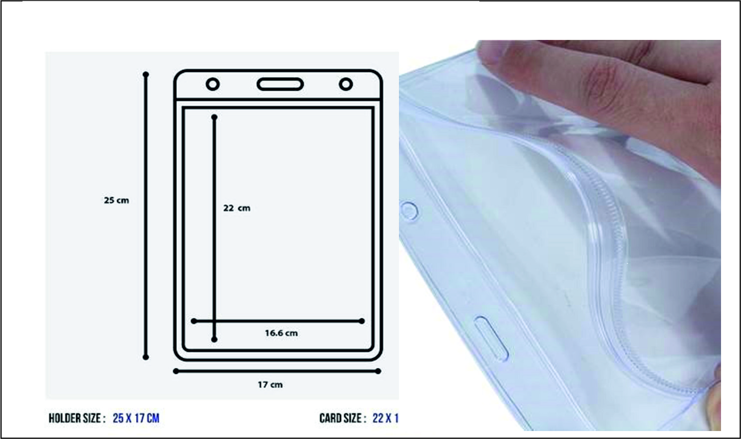 A5 PVC Wallet/Pouch/Zip Vertical
[A5 Zip Pouch]