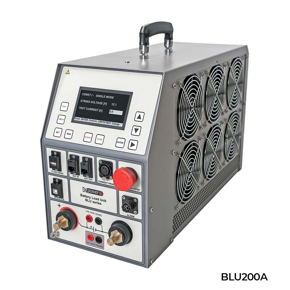 Manufacturers of DV Power BLU200A Battery Load Unit 0-19.7kW Battery Capacity Tester