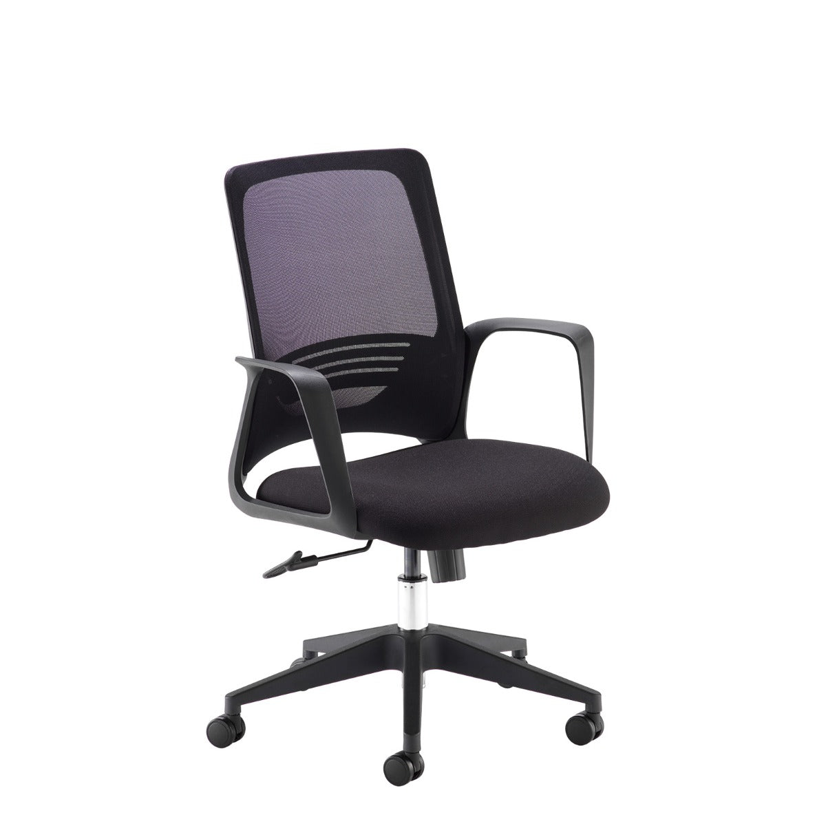 Toto Black Mesh Back and Fabric Seat Operators Office Chair North Yorkshire