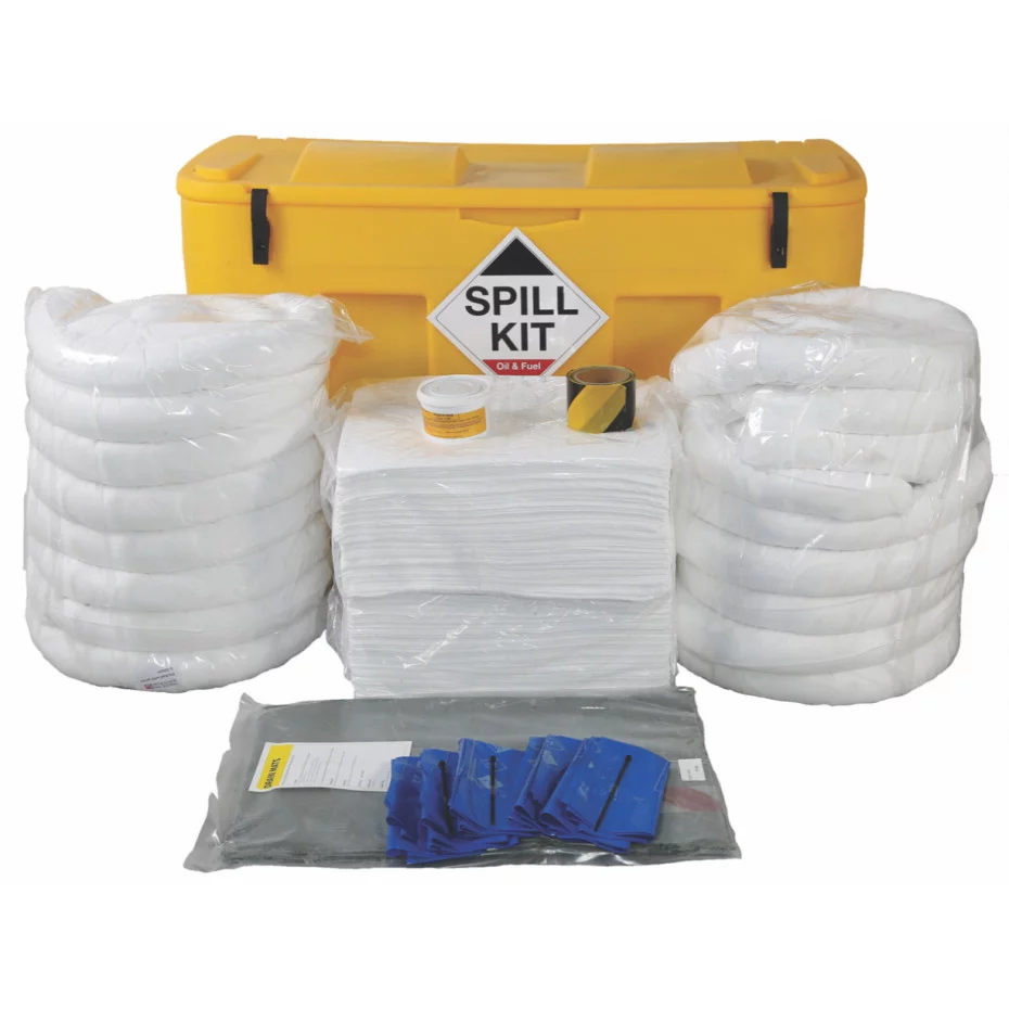 400 Litre Oil and Fuel Spill Kit in Mobile Locker