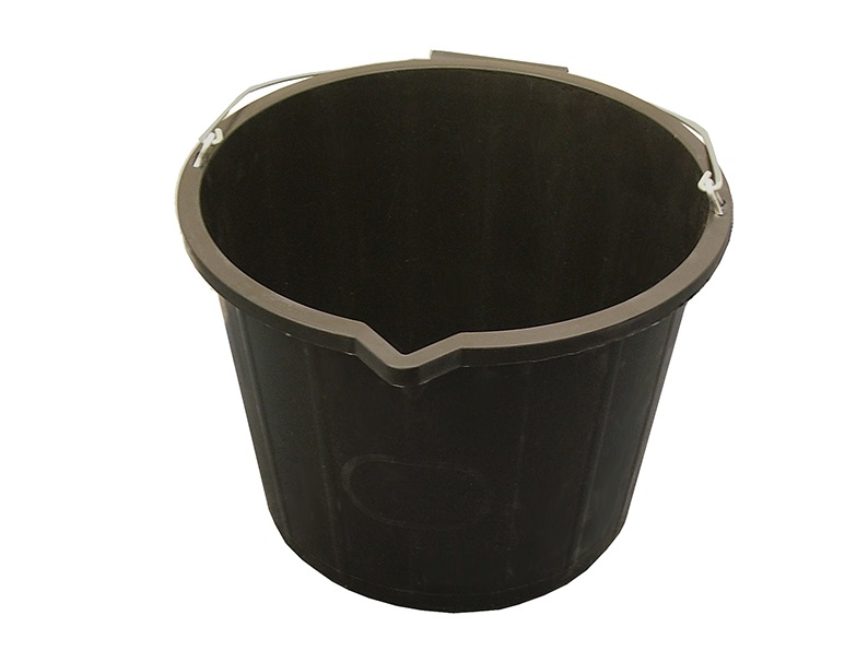 FAITHFULL 3 Gallon 14 Litre Bucket - Black