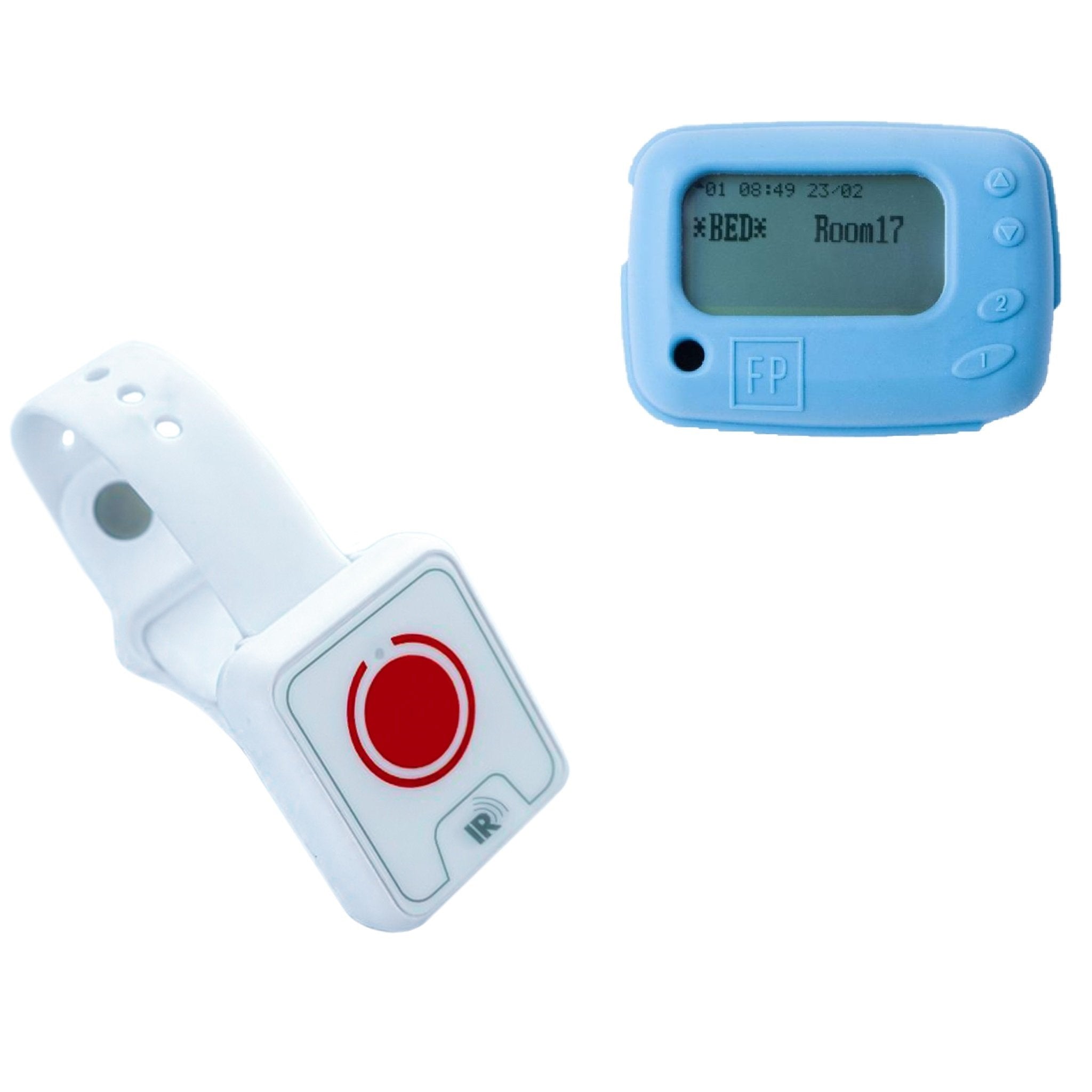 Waterproof Fall Sensor Watch & Pager Set For Disabled Individuals