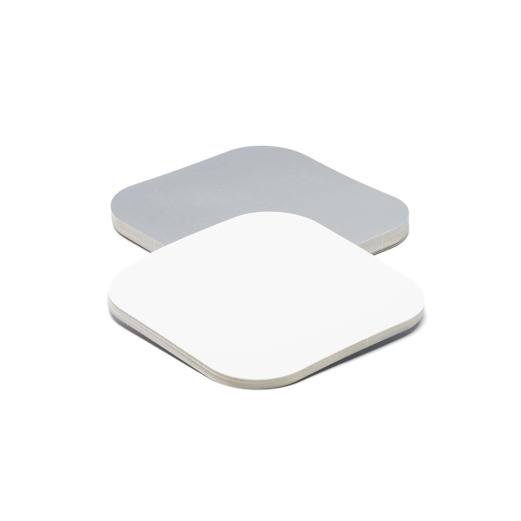 Foil Board Lid 6″ Square - 830570-309 cased 500 For Catering Industry