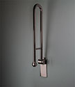 Bronze Removable Hinged Grab Bar With Ball Stopper (155BZ)