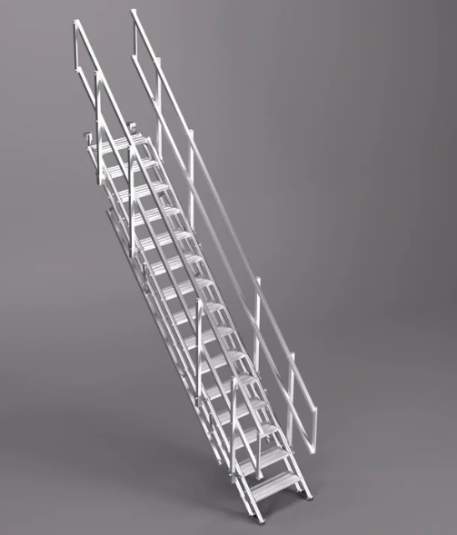 3m Alto Universal Stair Set inc. Handrails