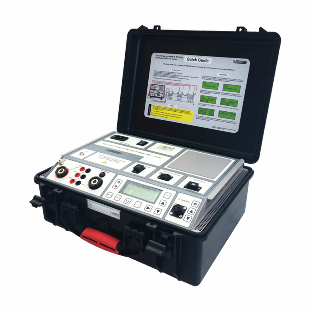 UK Designers of RMO40TT Tap Changer Analyser and Winding Ohmmeter by DV Power