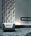 Moon 3D Decorative Plaster Wall Panels (113K)