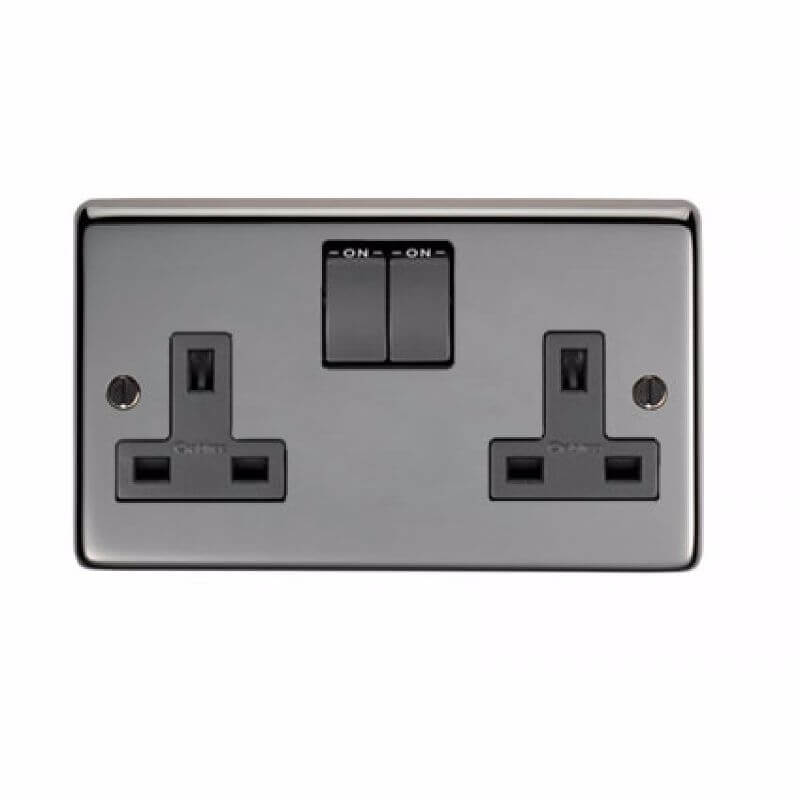 Anvil 34224 BN Double 13 Amp Switched Socket