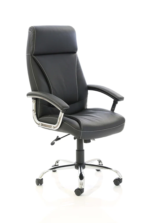 Penza Bonded Leather Office Chair - Black, Brown, Cream or Grey Colour Option North Yorkshire