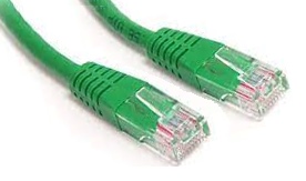 C52EV1-01.5 Category 5E UTP Patch Cable EV1, 1.5 metres, green ( Cat5E )