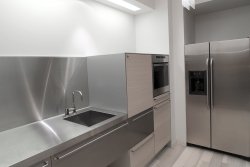 Suppliers of Custom-Made Stainless Steel Splashbacks With Cut-Outs UK