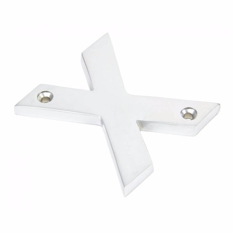 Anvil 83804X Satin Chrome Letter X