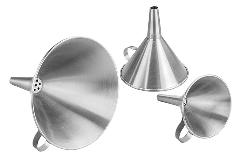 Easy to Sterilise Funnels & Strainers