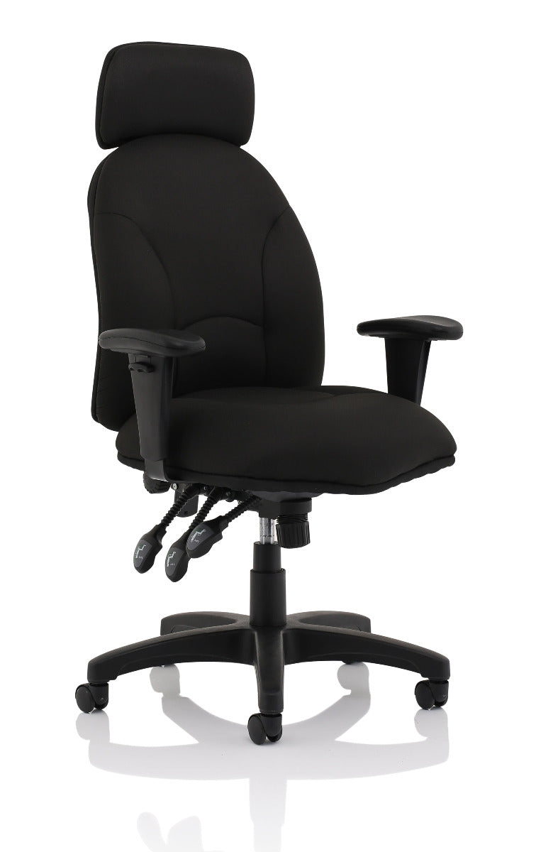 Jet High Back Black Fabric Operator Office Chair Near Me