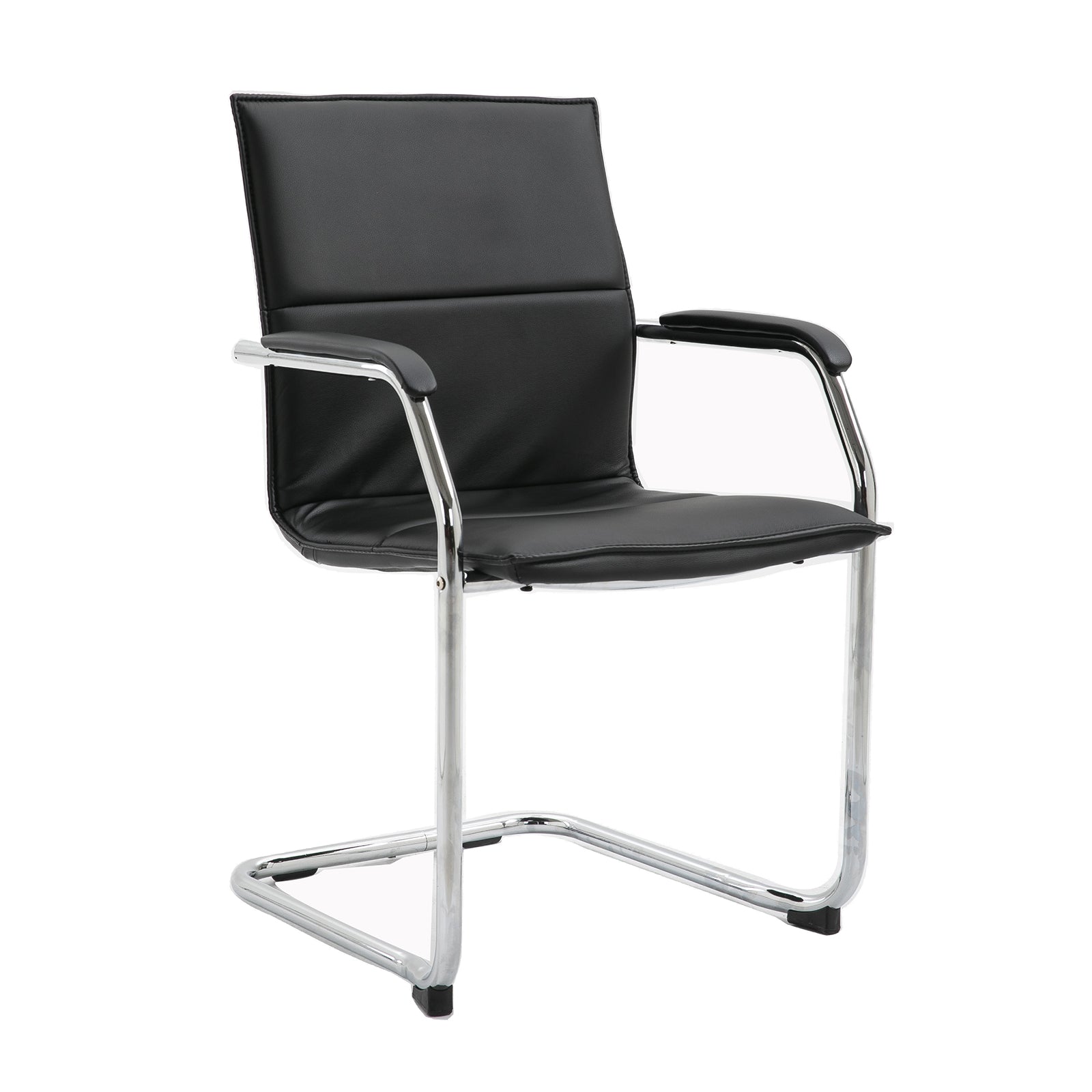 Specialising In Essen Faux Leather Conference Chair - Black or Grey Option UK