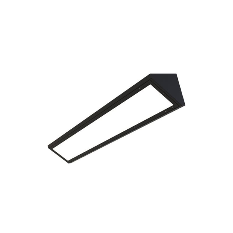 Ansell ARX Anti-Ligature Multi-Wattage CCT Cornice Light Black