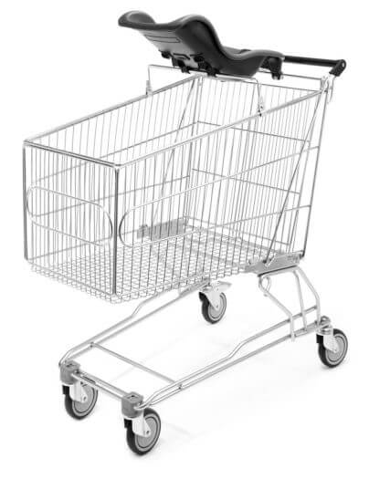 New Born Family Trolley with Brake for Family Supermarket