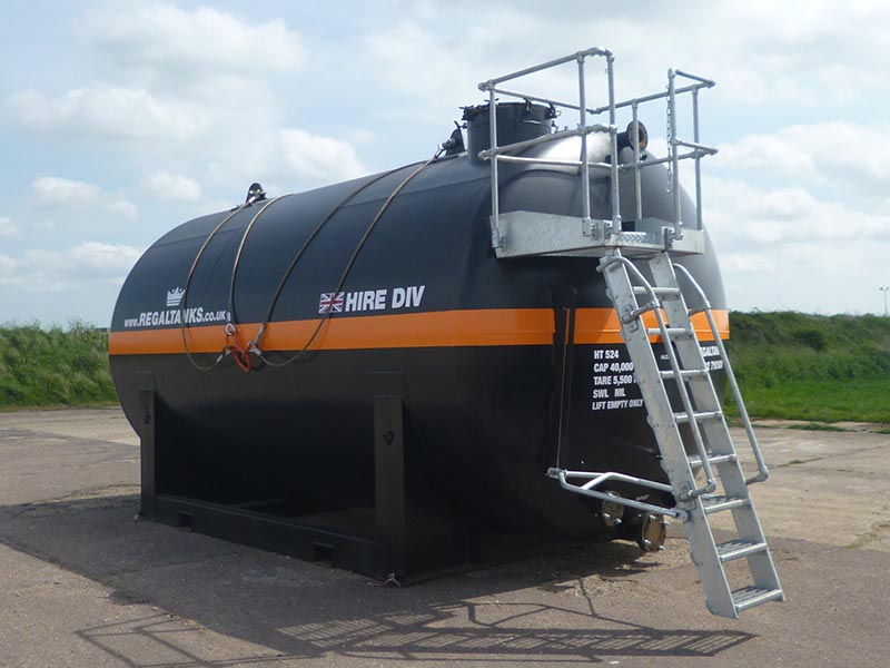 Industrial Single Skin Storage Tank Hire from 40,000 Litres to 125,000 Litres