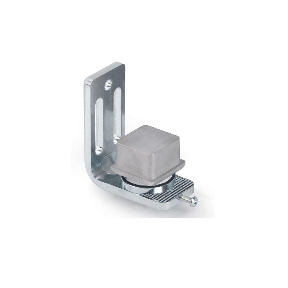Adjustable Bottom Hinge with Bearing 50mm Square insert & L Plate Galvanised