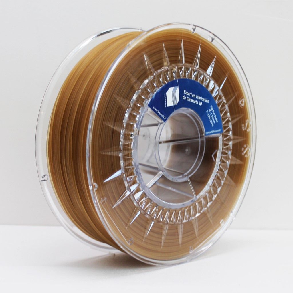 Recycled Natural Wheat &amp; Natureworks PLA 3D printing filament Francofil 2.85mm 1Kg