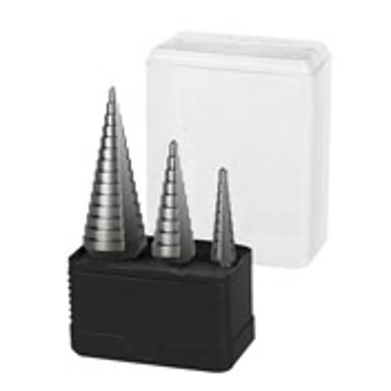 3 Piece Set HSS Step Drill