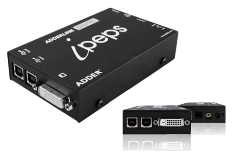 ALD-IPEPS AdderLink iPEPS Digital (IP KVM) IP Server access device Standard IP remote access only to KVM (DVI-D & USB)