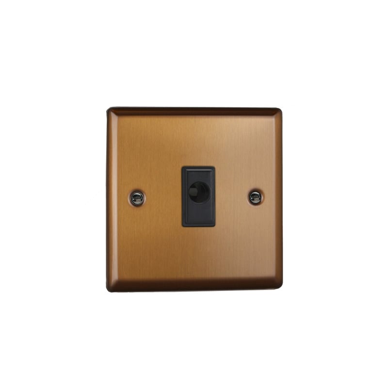 Varilight Urban 16A Flex Outlet Plates Brushed Bronze (Standard Plate)