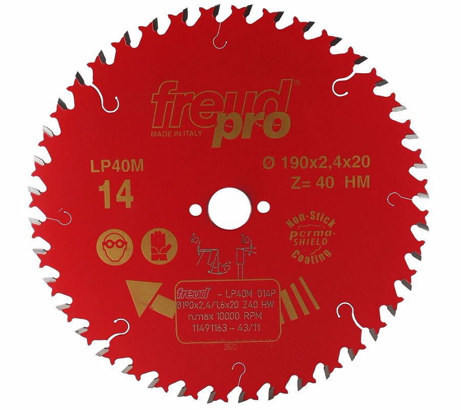 Freud HH Fine Cut Wood Blade 190x20mm x T48