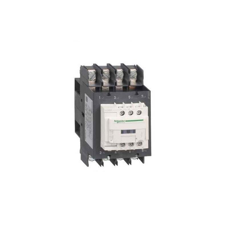 Schneider LC1DT80AF7 Contactor 80A Amp 110V AC Volt 4 N/O Main Poles With 1 N/O & 1 N/C Aux Contact Configuration