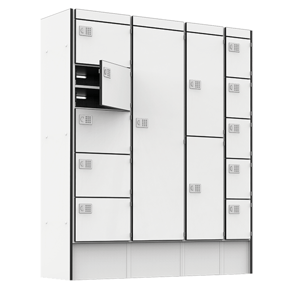 FLEX&#8482; Personal Storage And Charging Lockers for Manufacturing & Distribution Sector