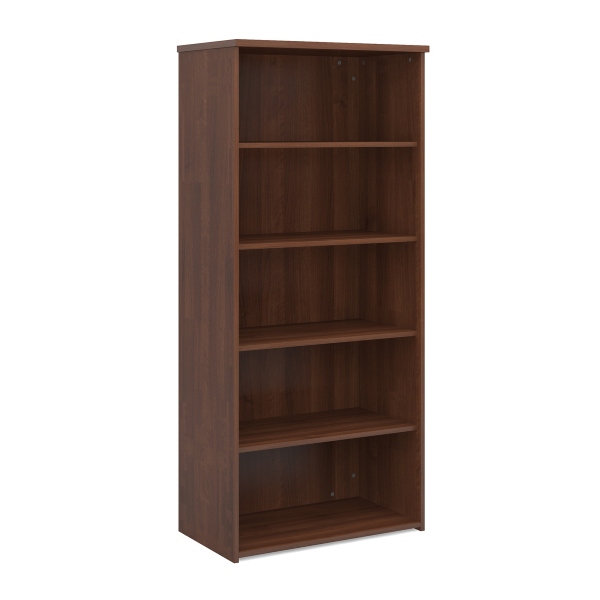 Universal Bookcase with 4 Shelves - Walnut