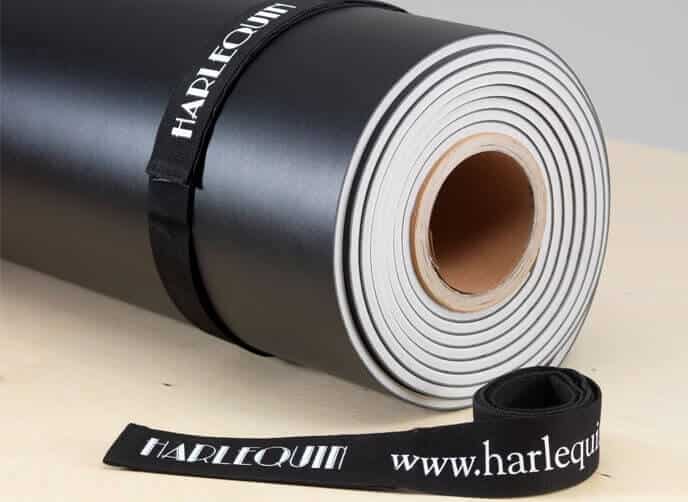 Harlequin vinyl floor roll straps