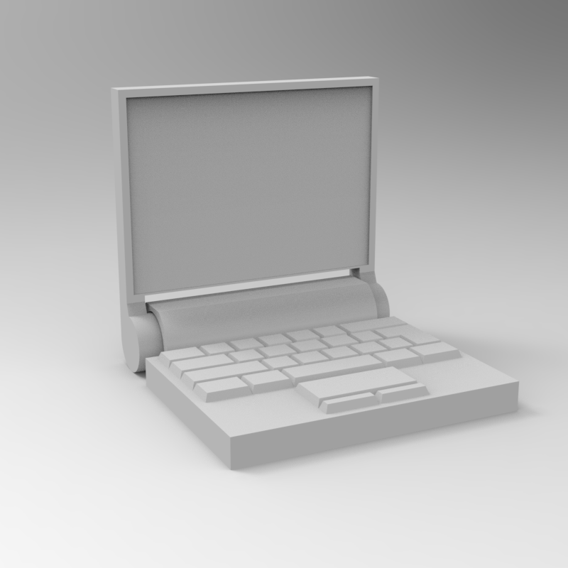Laptop ( open screen ) - FDM Printed