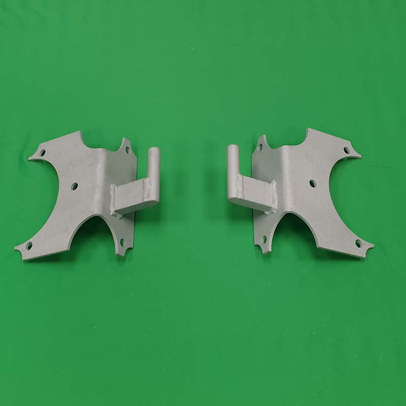 Heavy Duty Hot Zinc Sprayed Corner Gate Hinge Plate Pair L&#45;HAND & R&#45;HAND