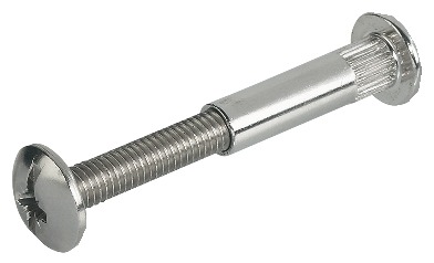 M6 x 15mm Nickel Connecting Screw - Complete