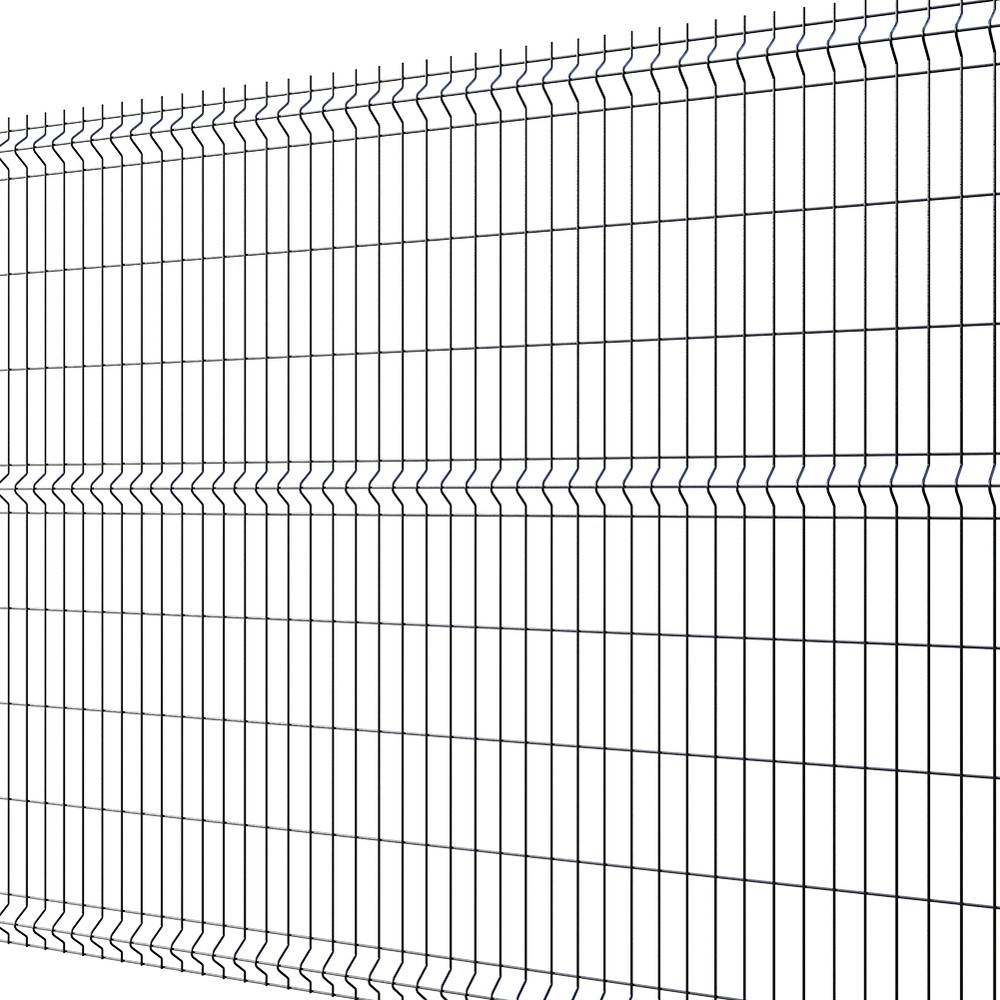 Black Nylofor 3D Fencing 2430 x 2500mm Fencing Panels