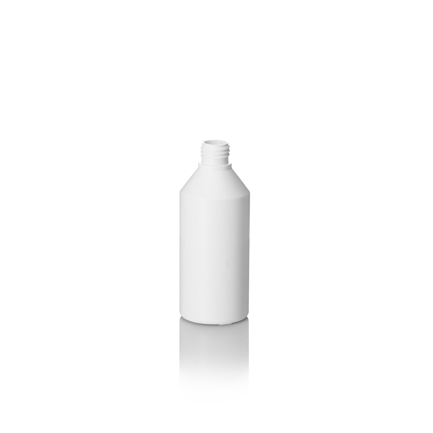 250ml White HDPE Cylindrical Bottle &#40;24&#47;410 Neck&#41;