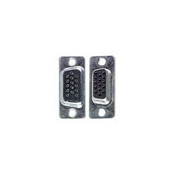 15HDF-SLDR - 15HD Female Solder Cup Connector D-sub 20 AWG Terminate Contact
